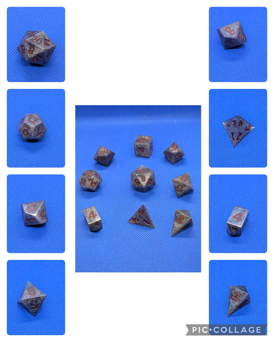 Multicolour mica powder set inc. shard and gem d4